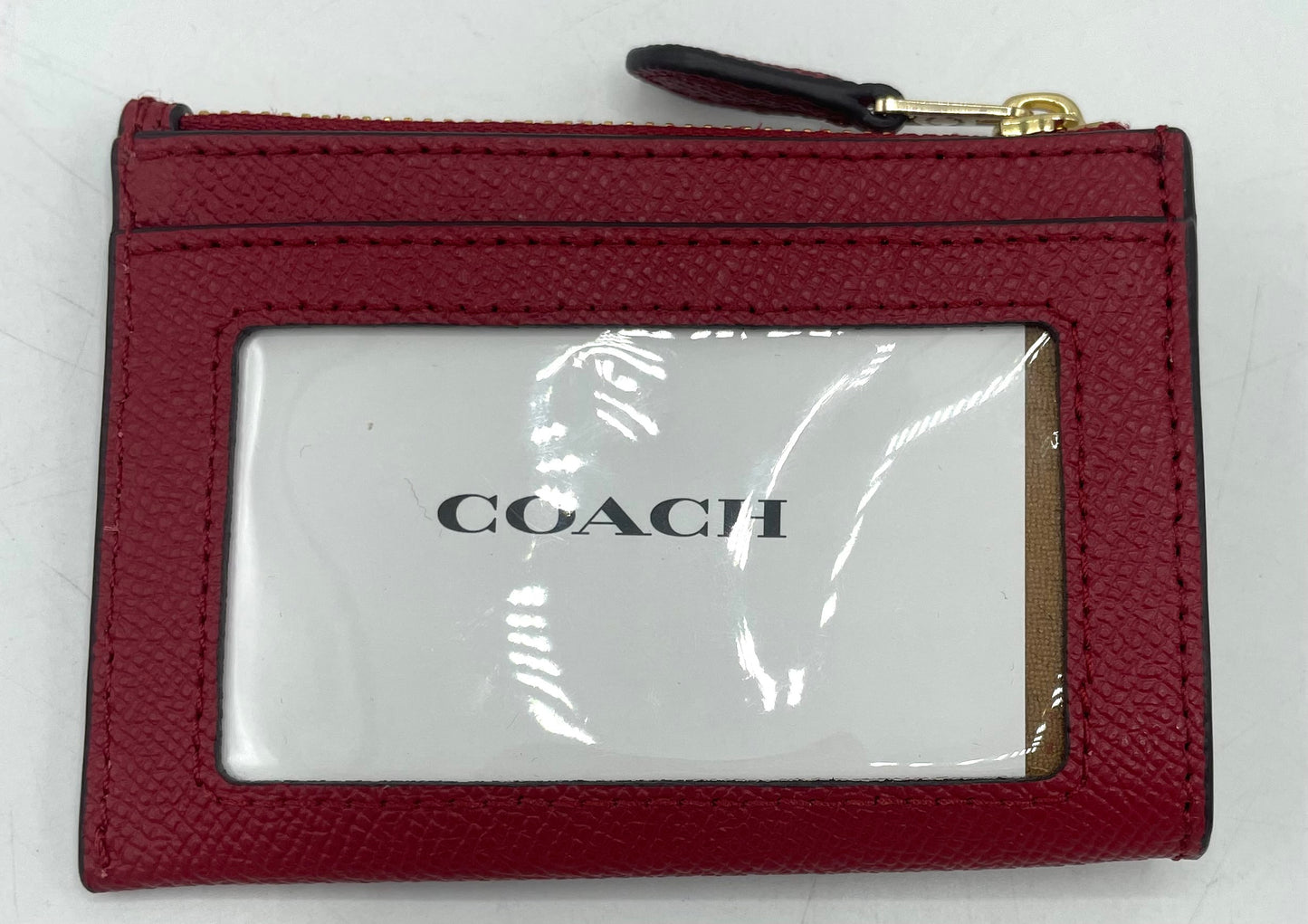 Coach Mini Skinny ID Case - Red