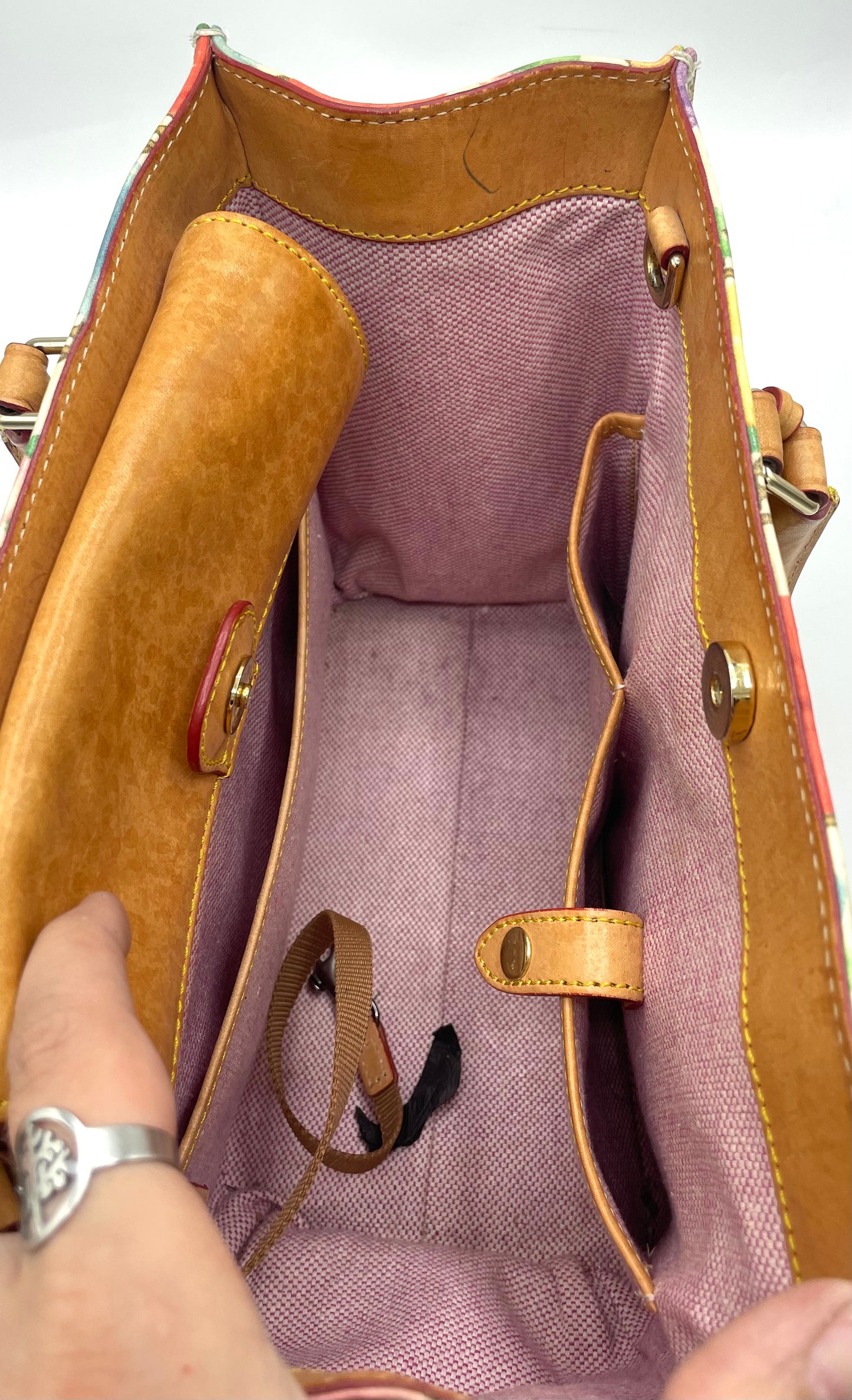 Dooney & Bourke Hibiscus Floral Janine Satchel