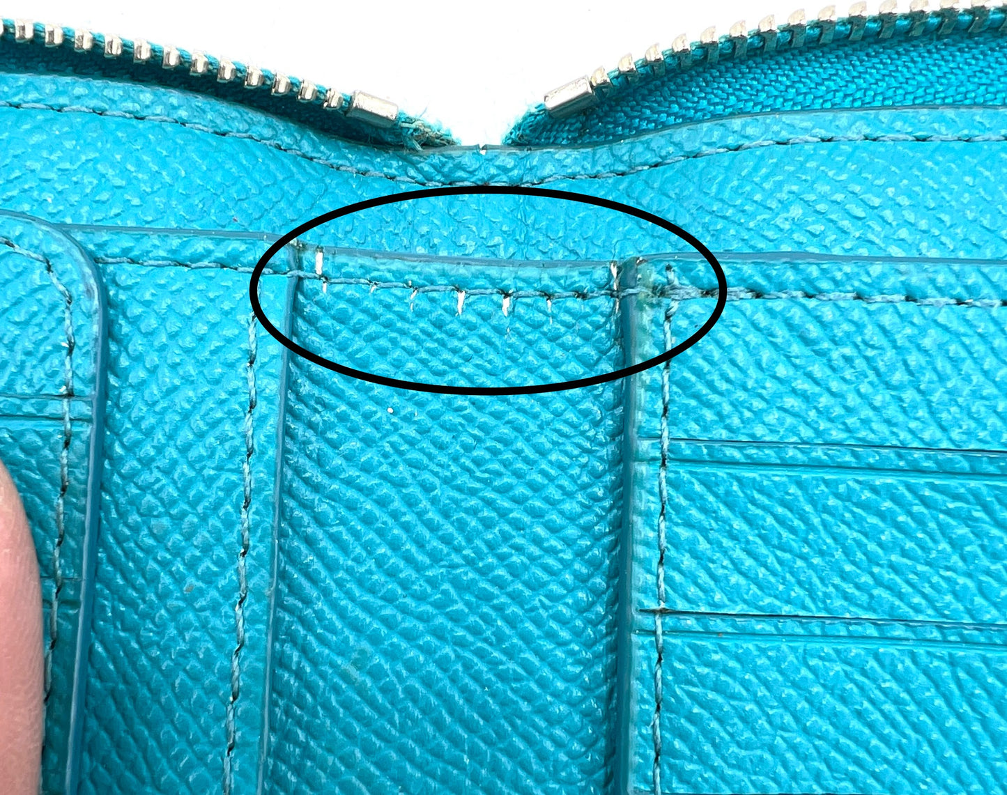 Coach Leather Medium Zip Around Wallet