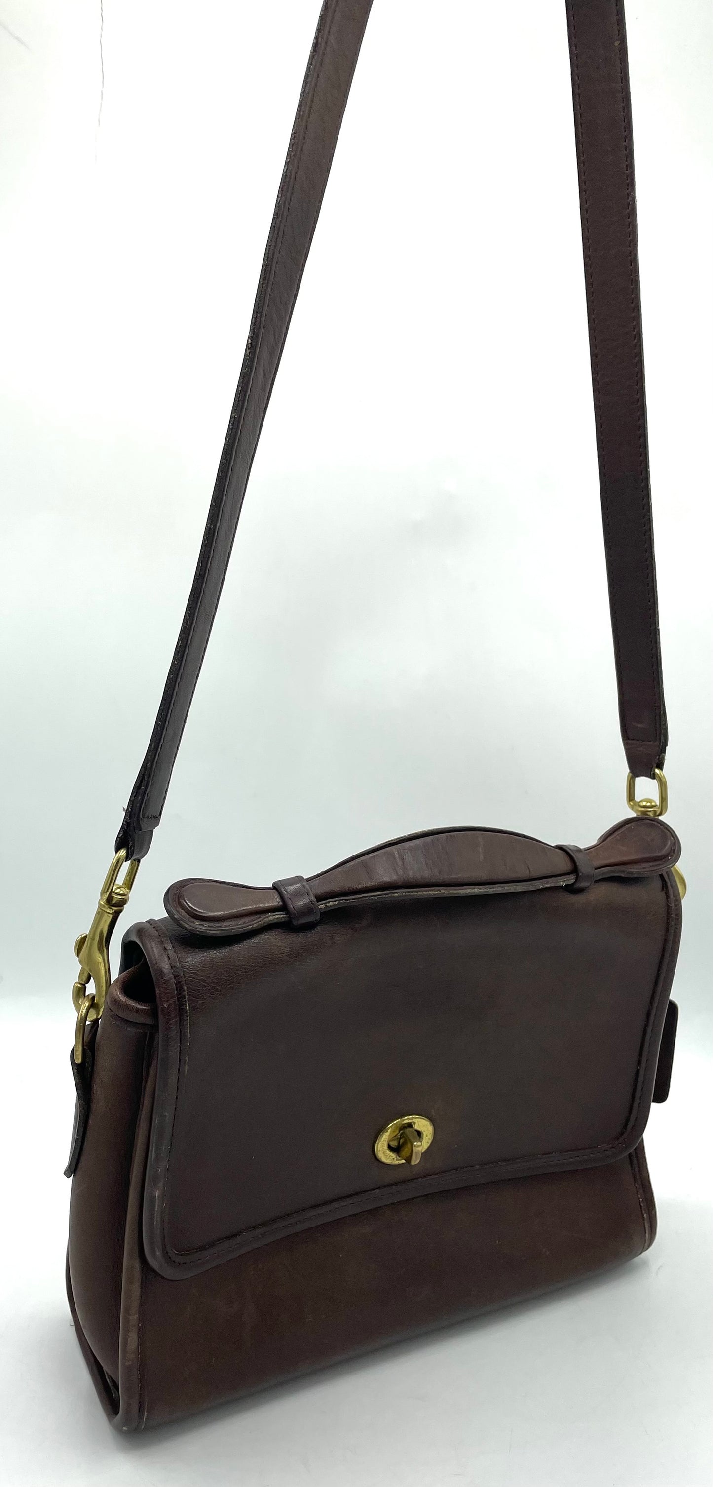 Vintage Coach Court Top Handle Crossbody