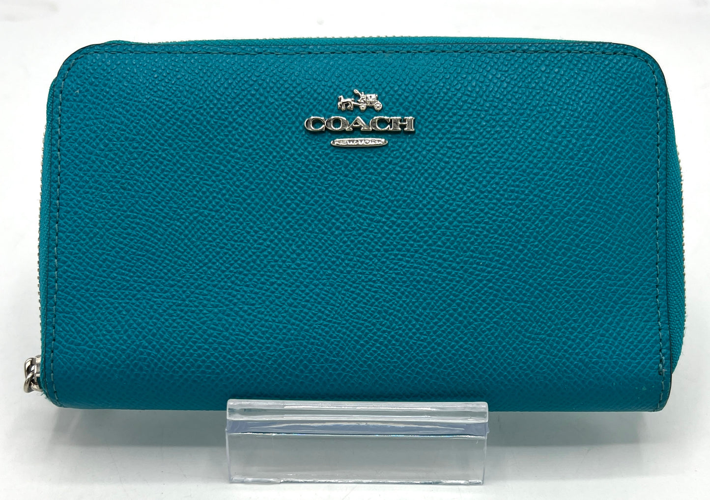 Coach Leather Medium Zip Around Wallet