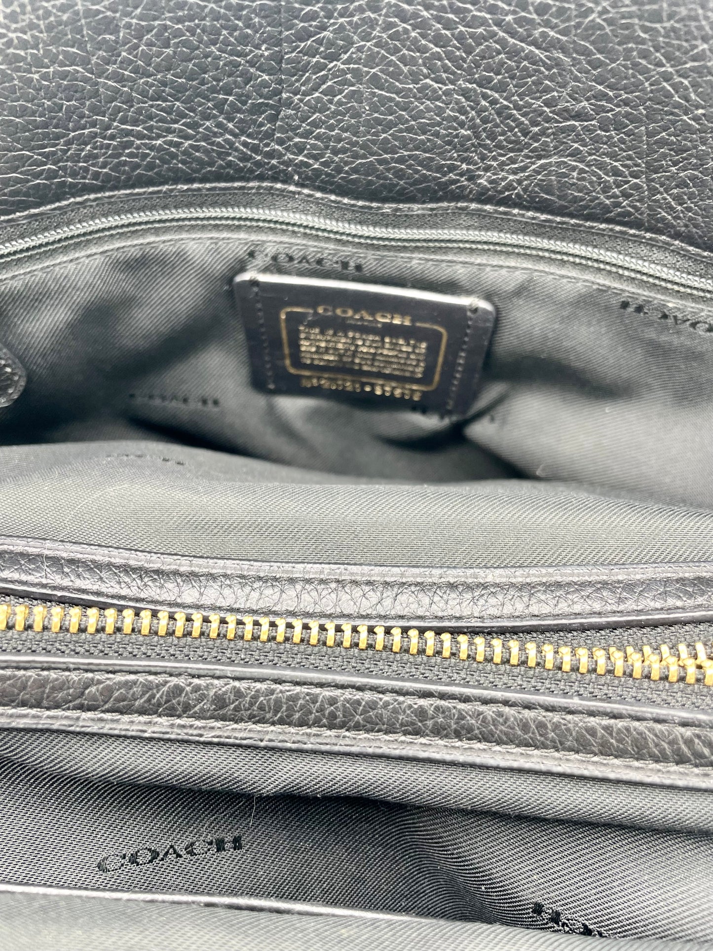 Coach Mercer Satchel 30 – Black Leather (Style 47575)