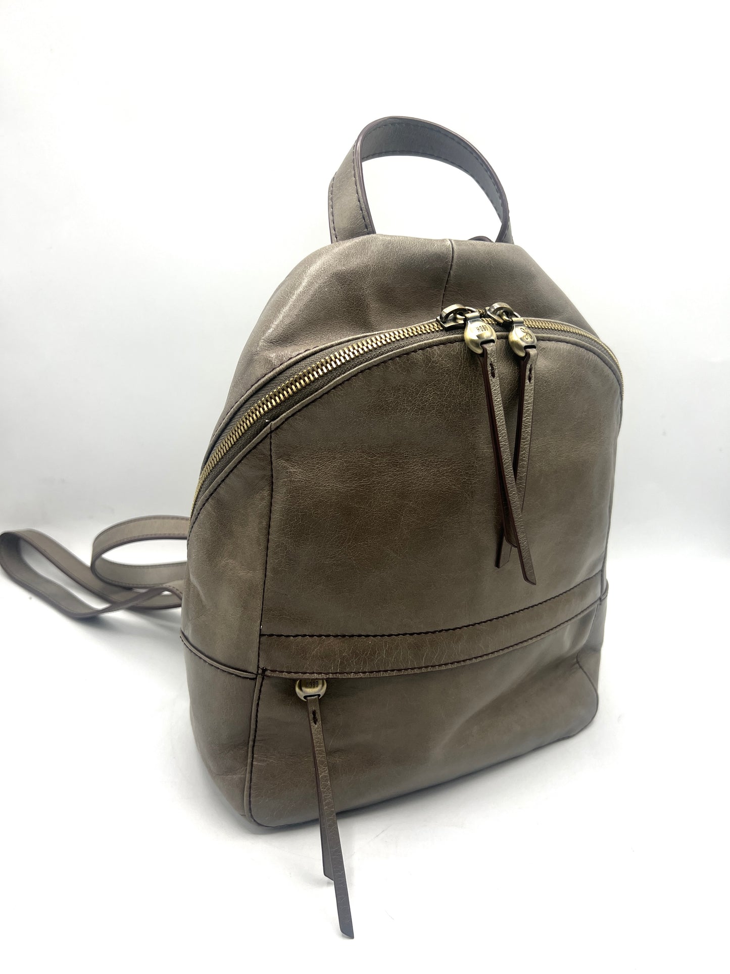 HOBO Cliff Leather Backpack – Taupe Gray