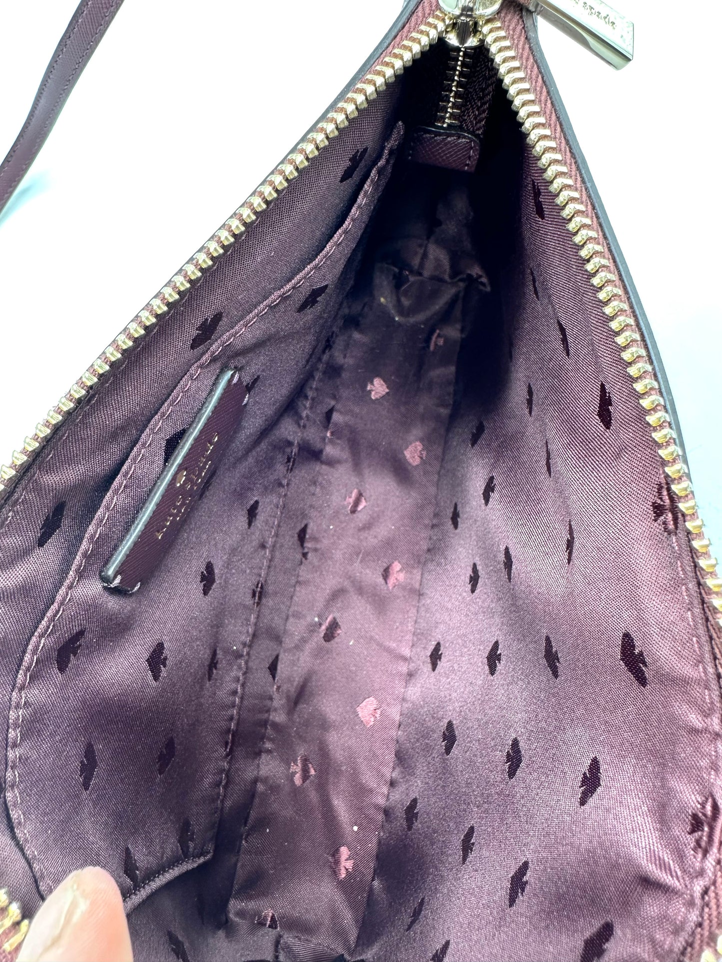 Kate Spade Greta Court Glitter Ramey Small Crossbody – Cherrywood