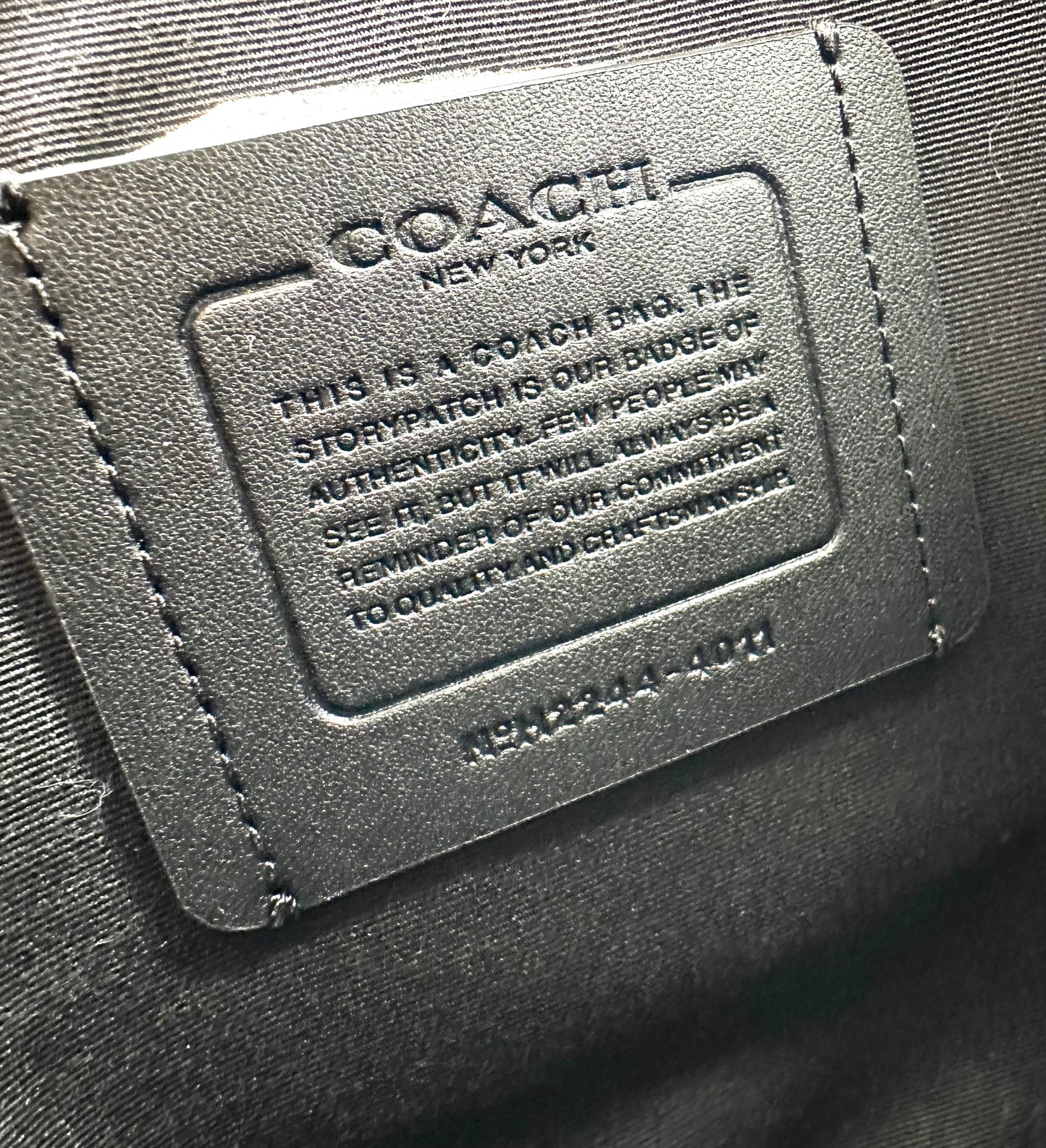 Coach Houston Flight Crossbody – Black Pebbled Leather