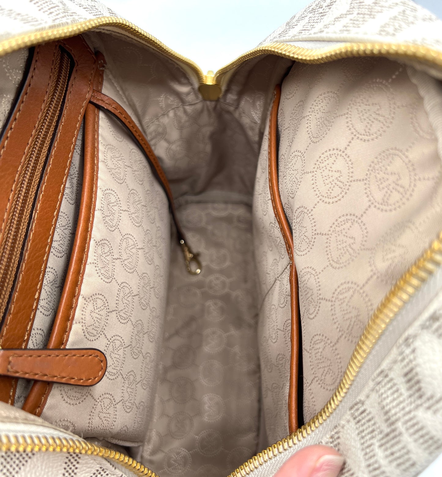 Michael Kors Monogram Jet Set Backpack