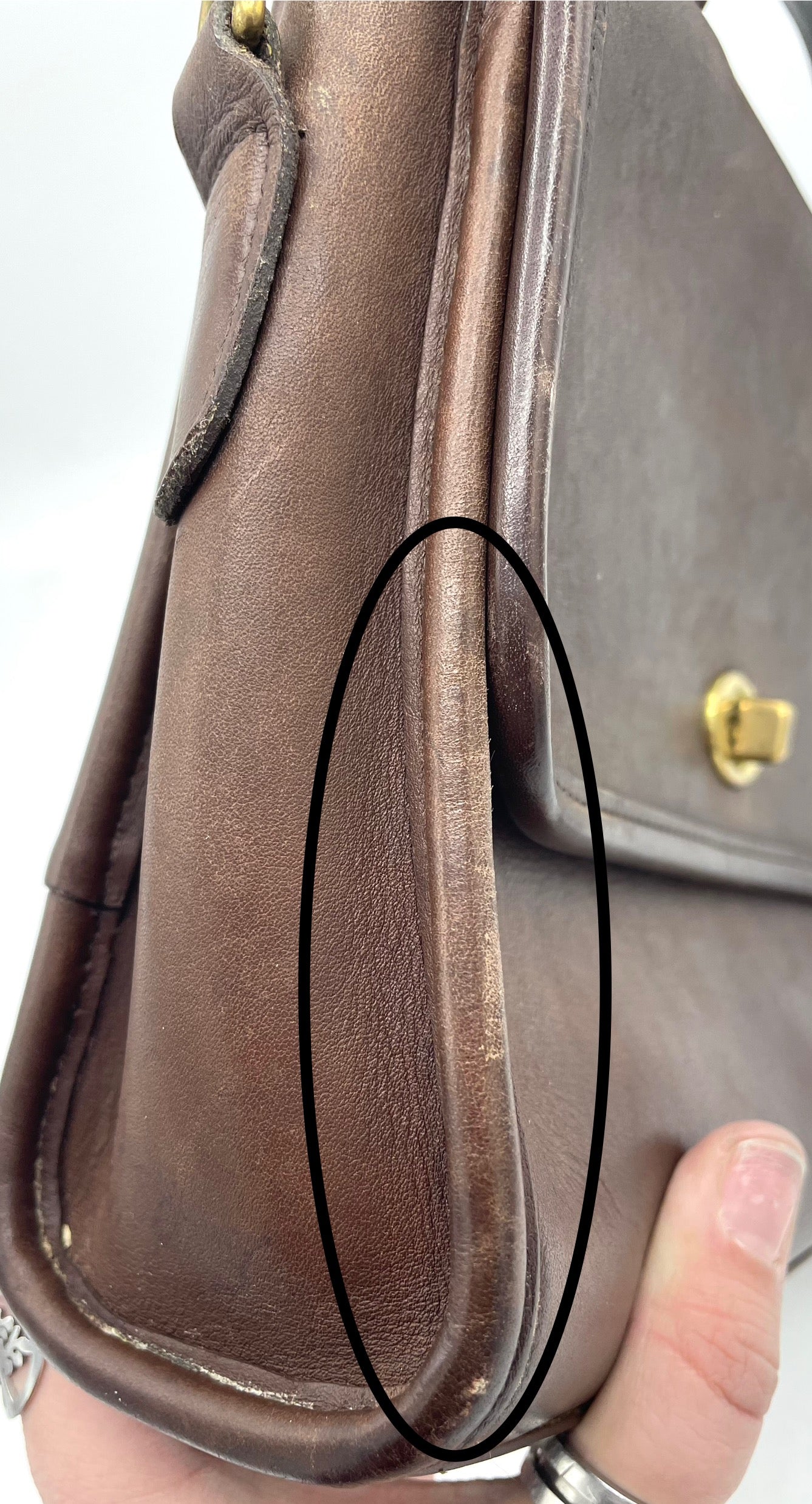 Vintage Coach Court Top Handle Crossbody