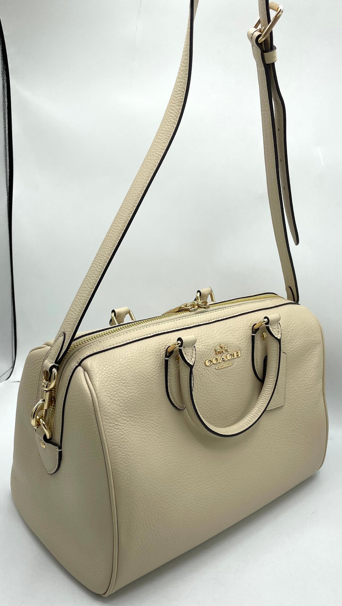 Coach Rowan Large Satchel – Ivory (CV960)