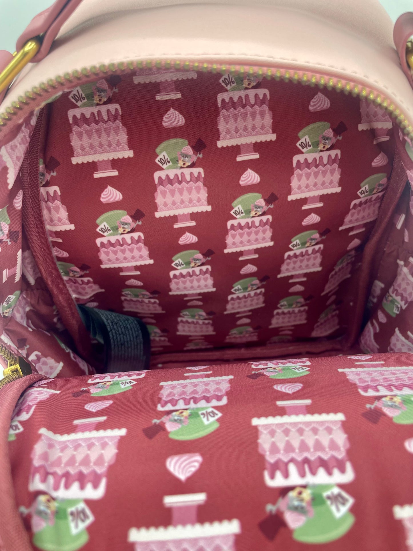 Loungefly Alice in Wonderland Cake Mini Backpack