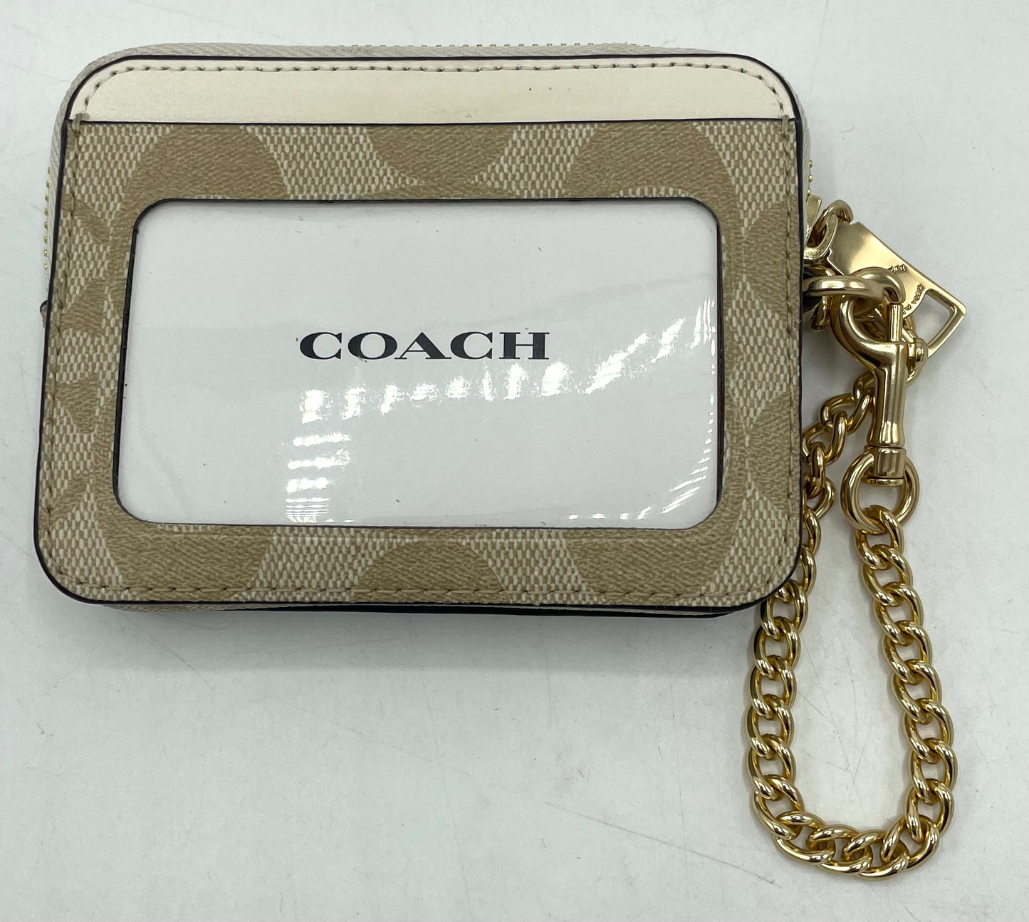 Coach Zip Card Case - Signature Print