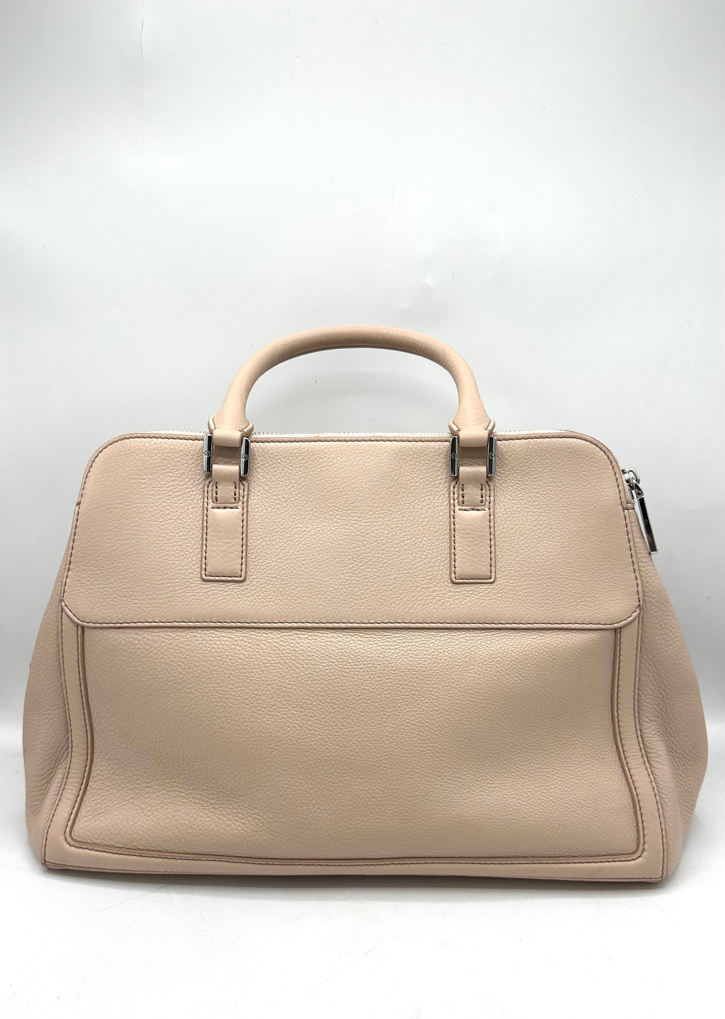 Tory Burch Mercer Dome Satchel – Light Oak