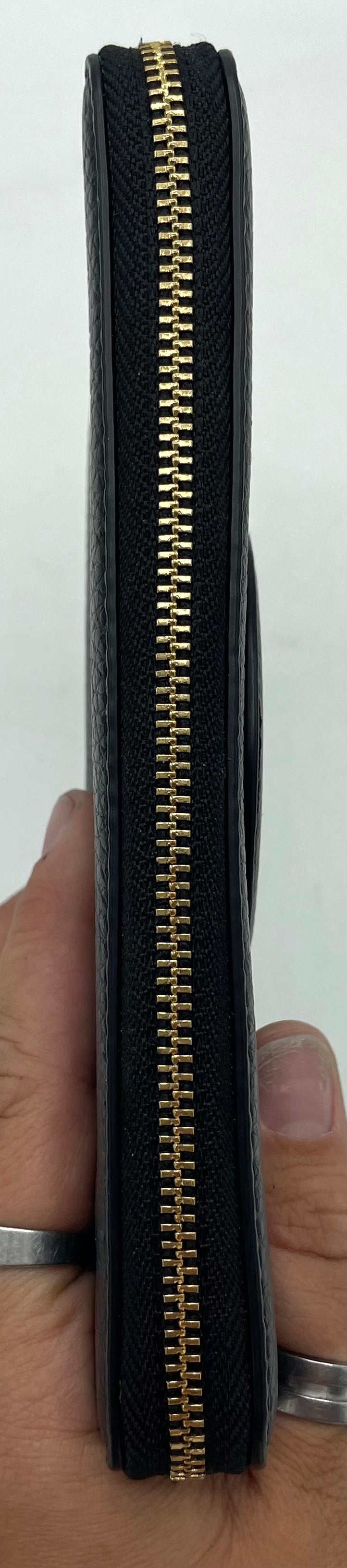 Coach Dempsey Large Phone Wallet – Refined Black Leather (Style C4111)