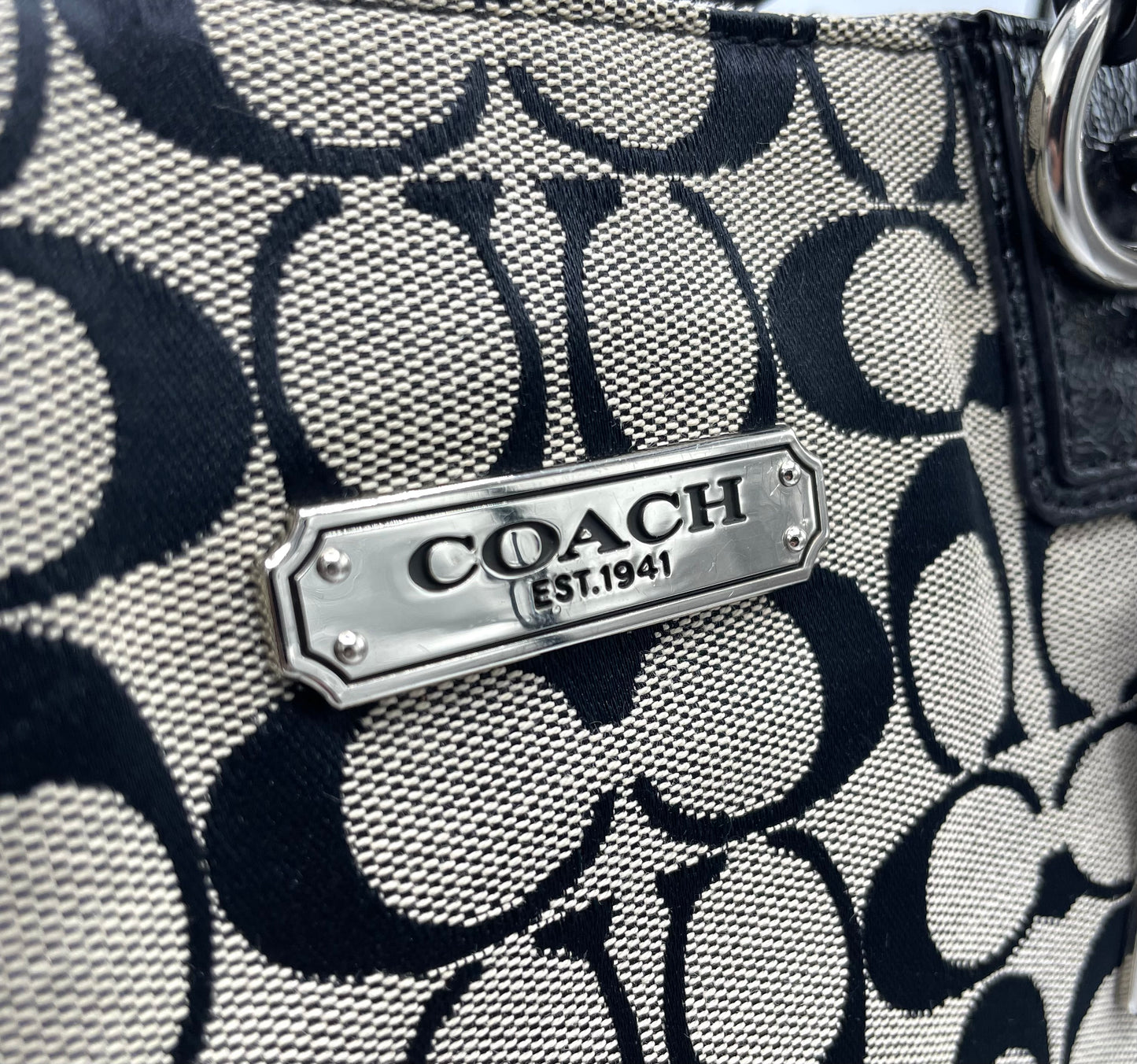 Coach Signature North South Gallery Tote