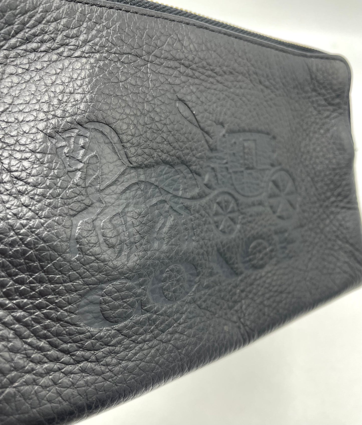Coach Large Corner Zip Wristlet with Horse and Carriage