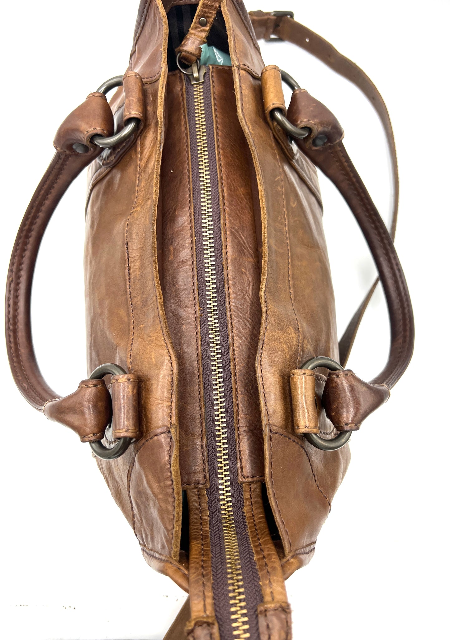 Frye Melissa Satchel – Cognac Leather