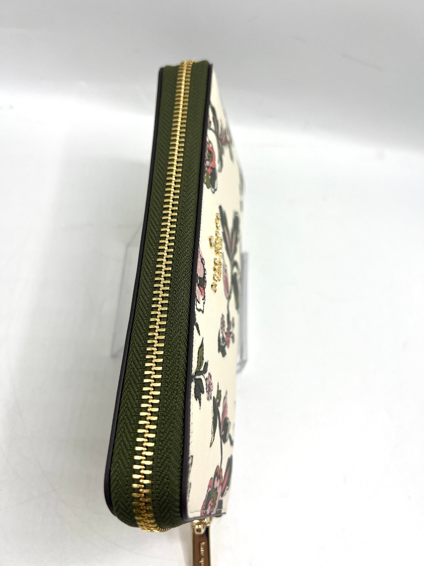 Kate Spade Madison Floral Large Continental Wallet – Off-White with Green & Pink Print