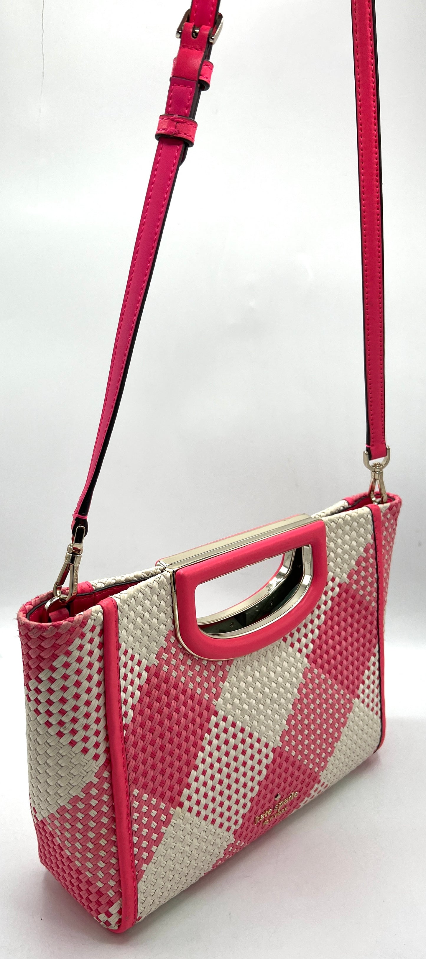 Kate Spade Alexia Gingham Crossbody Clutch