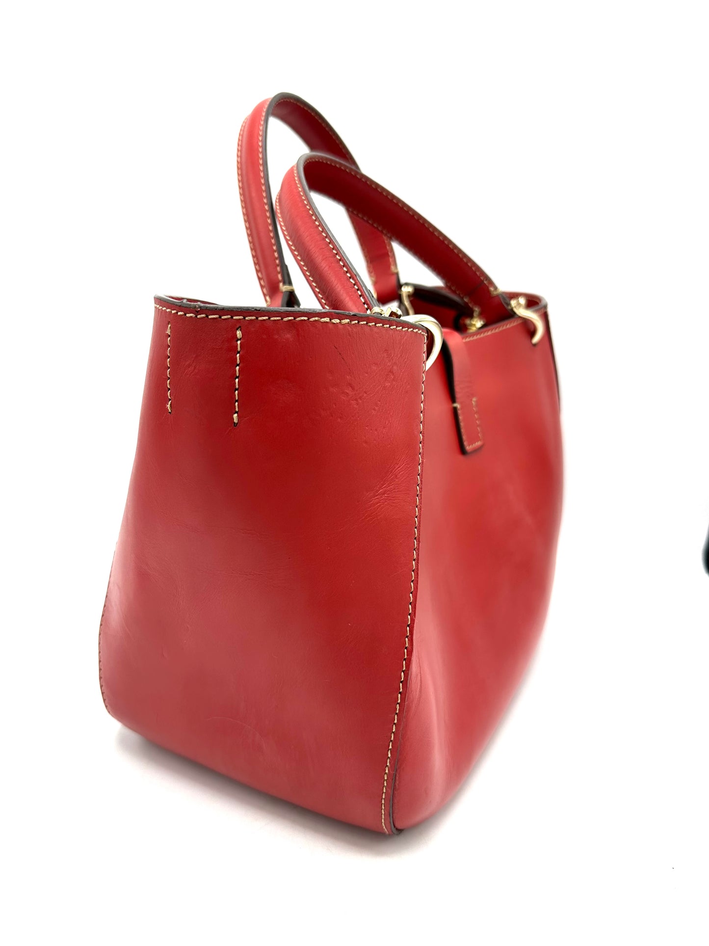 Dooney & Bourke Alto Small Camilla – Red Smooth Leather