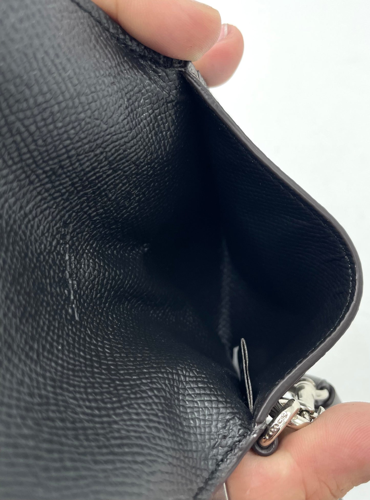 Coach Card Pouch with Rivets