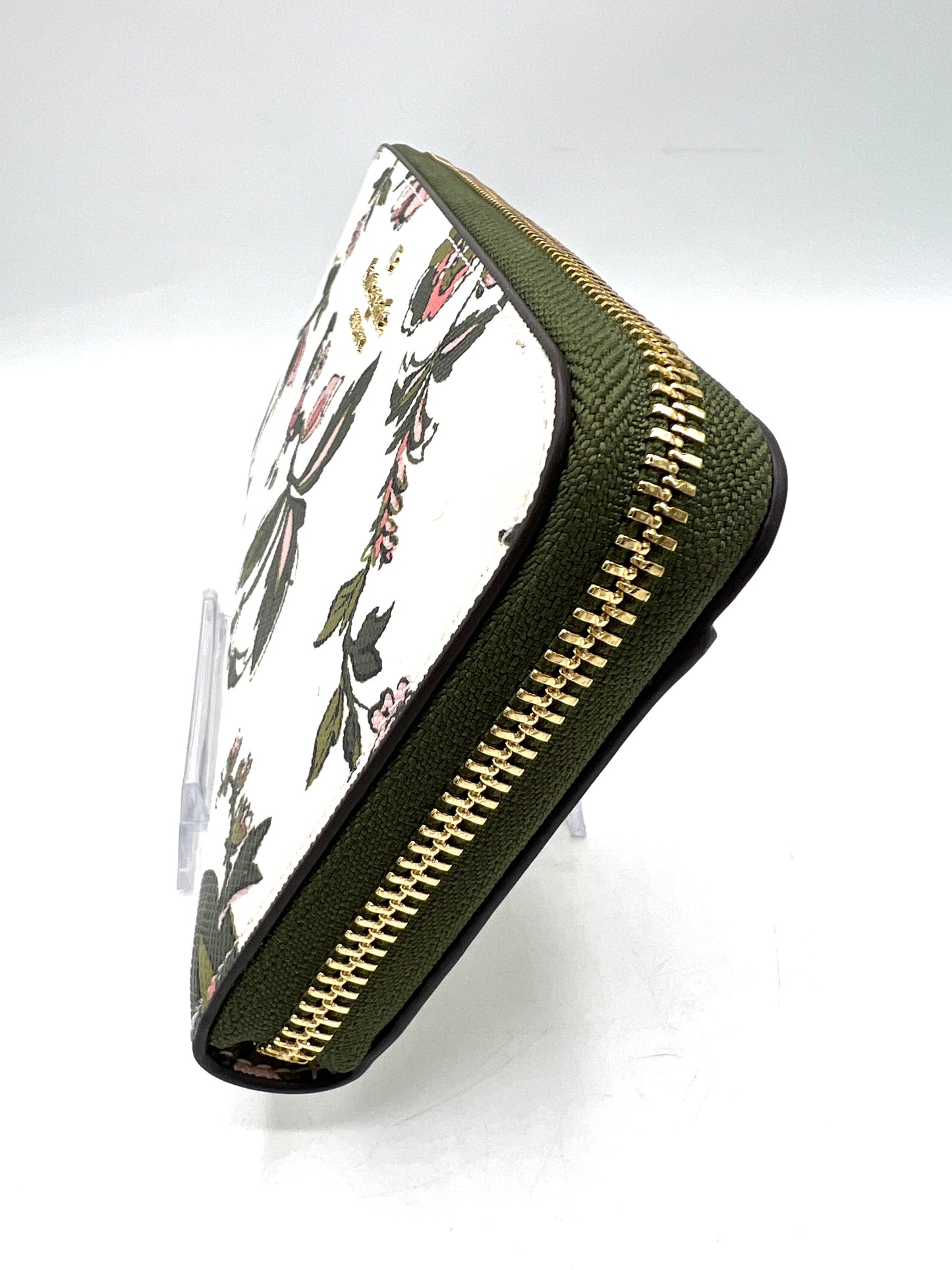 Kate Spade Madison Floral Large Continental Wallet – Off-White with Green & Pink Print