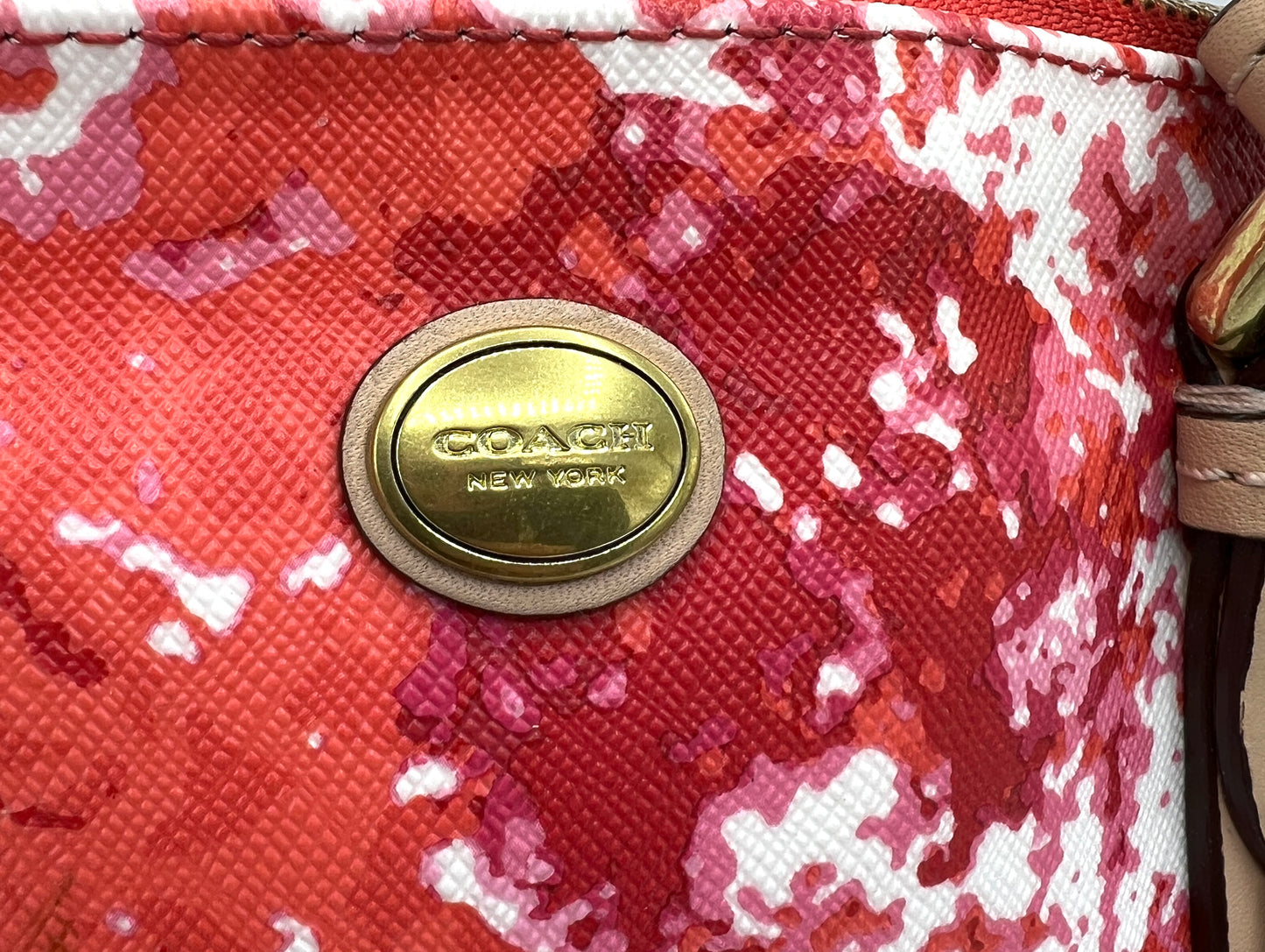 Coach Peyton Floral Cora Dome Satchel