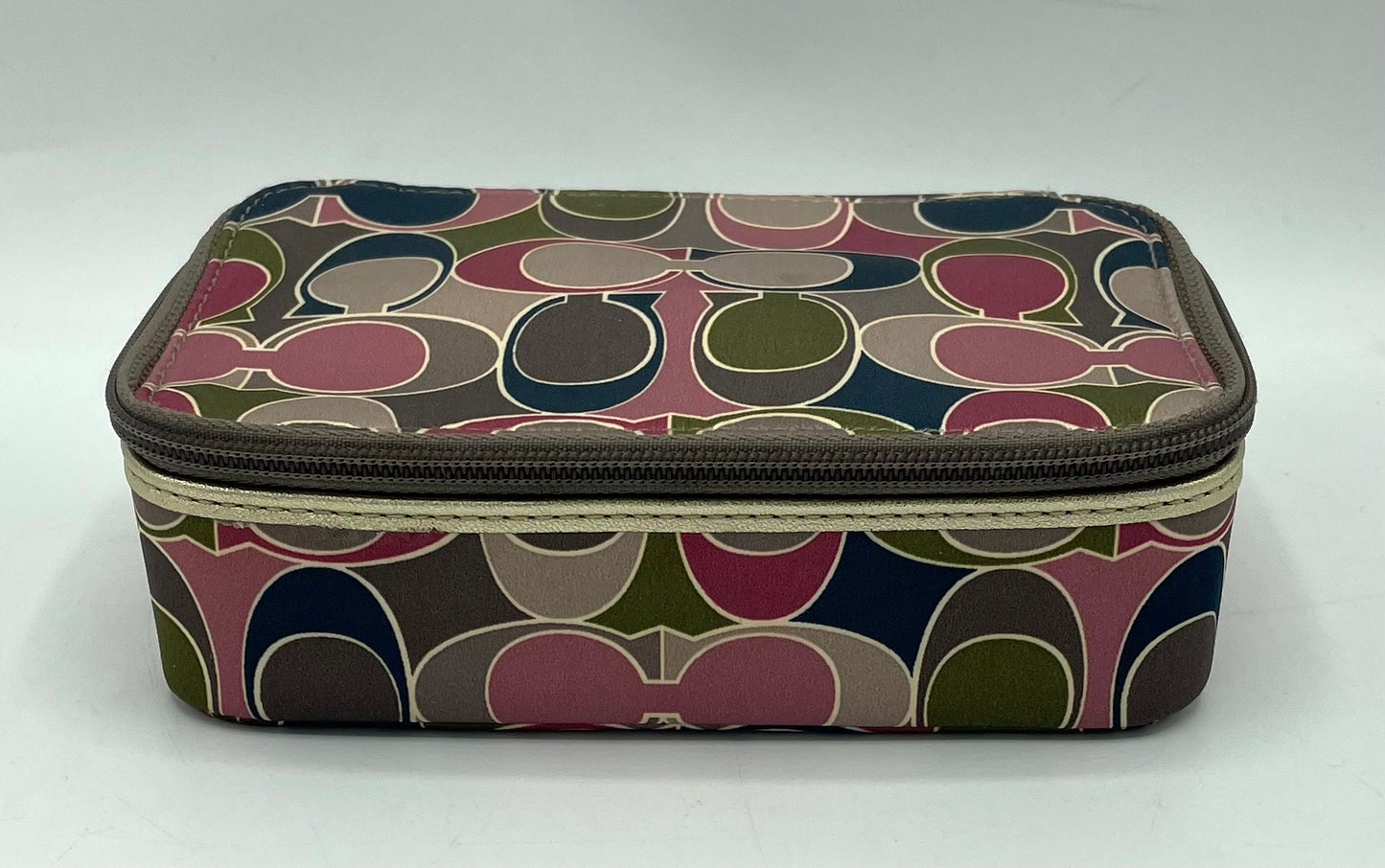 Coach Signature Silk Jewelry Box