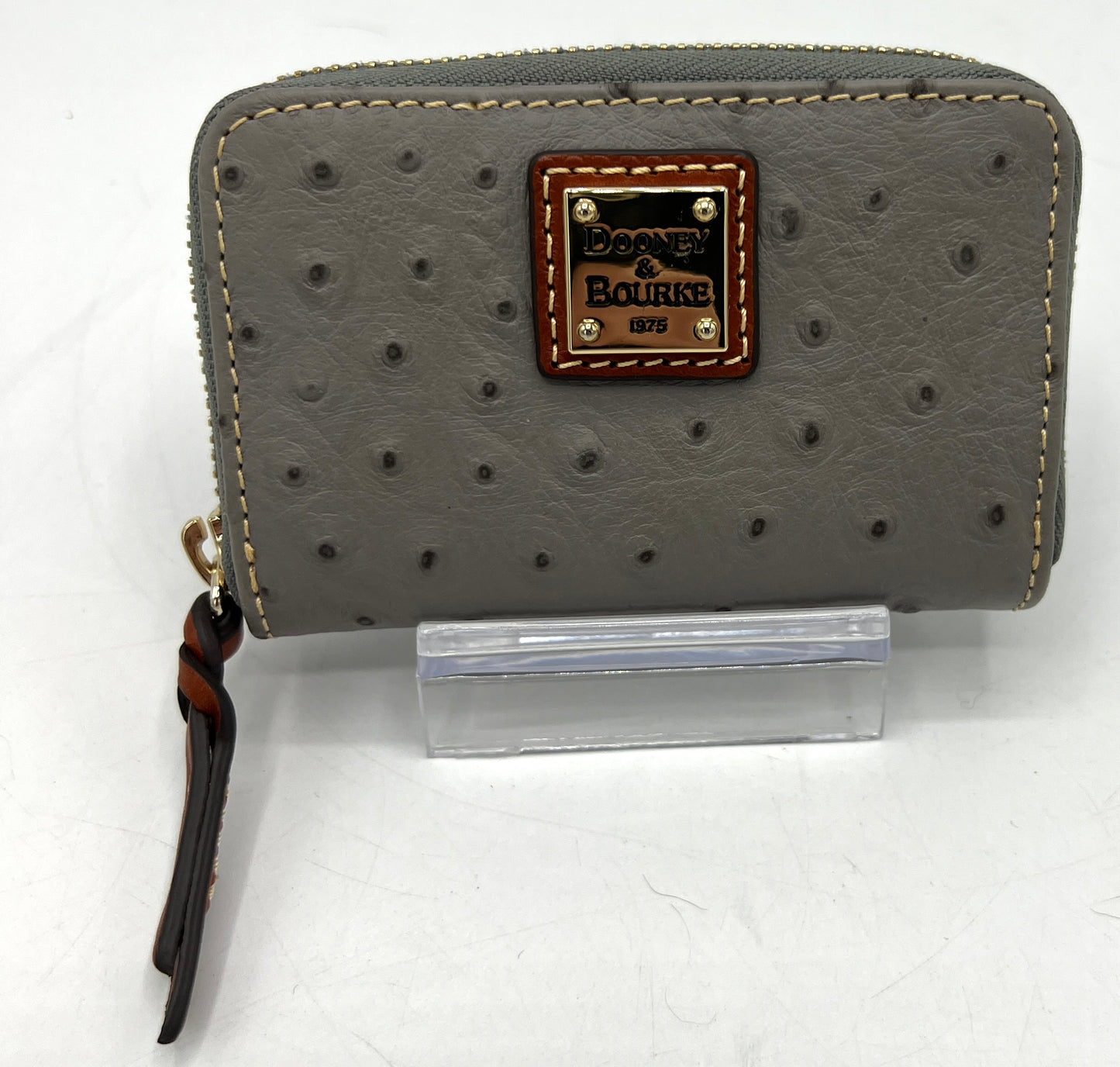 Dooney & Bourke Small Ostrich Zip Around Wallet