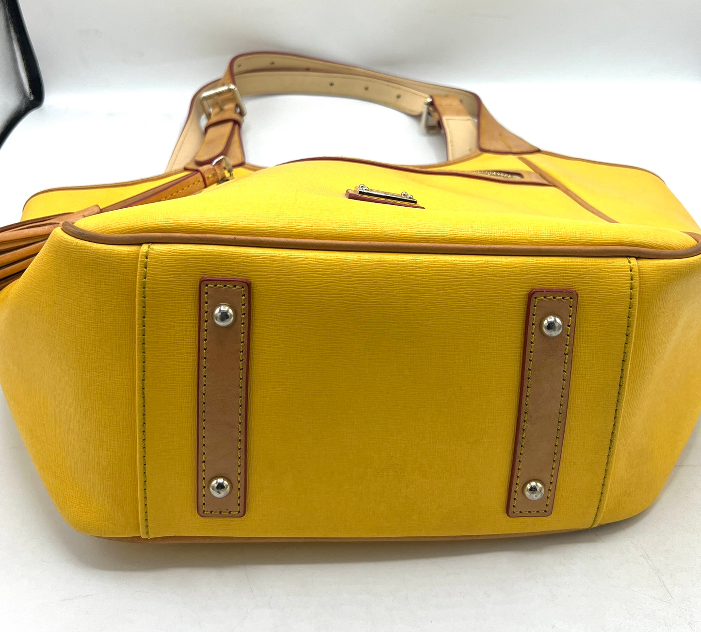 Dooney & Bourke Maddie Shoulder Bag with Tassel – Yellow