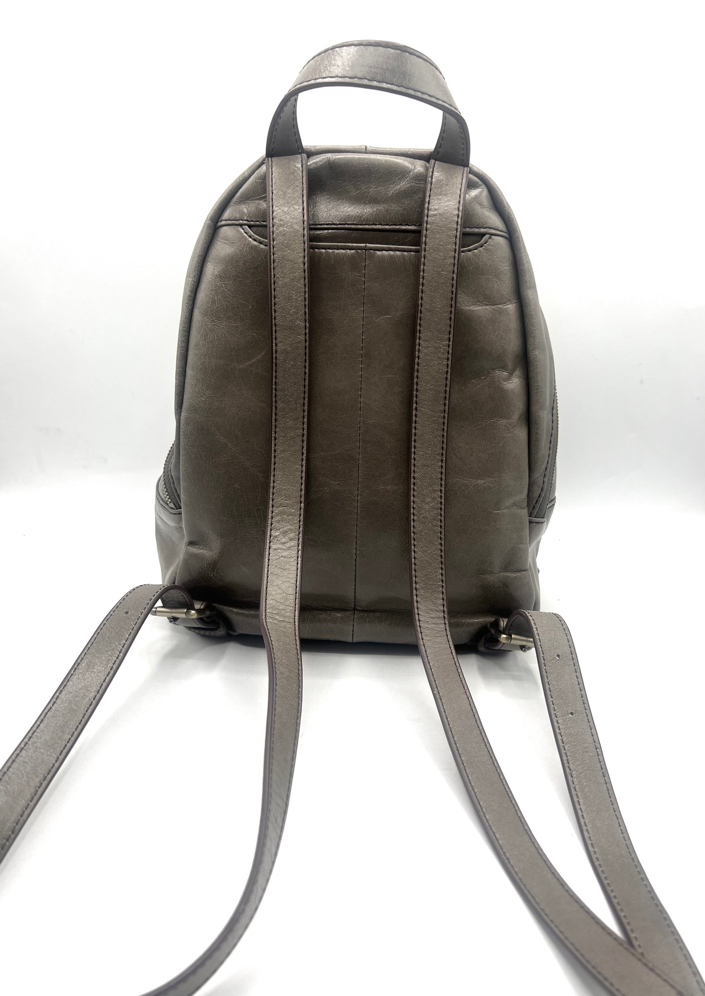 HOBO Cliff Leather Backpack – Taupe Gray