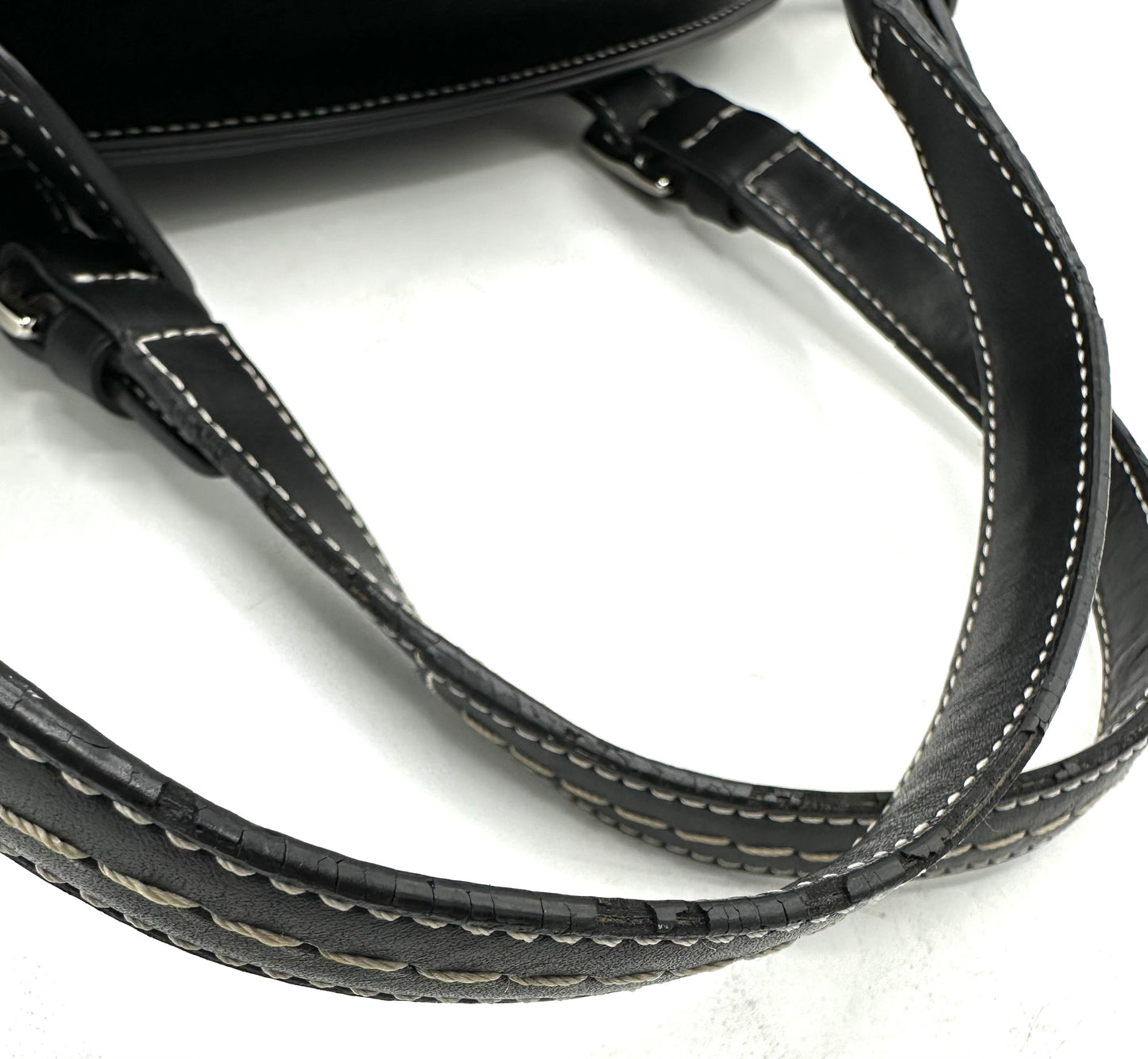 Coach Signature Satchel – Black Signature “C” Canvas with Leather Trim *Clearance Rack*