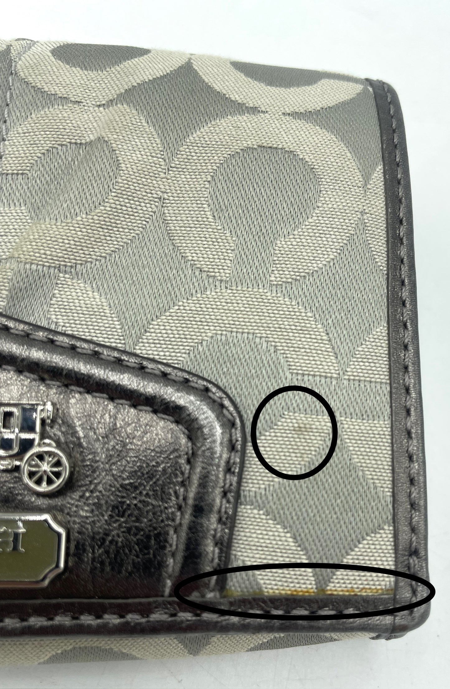 Coach Signature Carriage Bifold Wallet