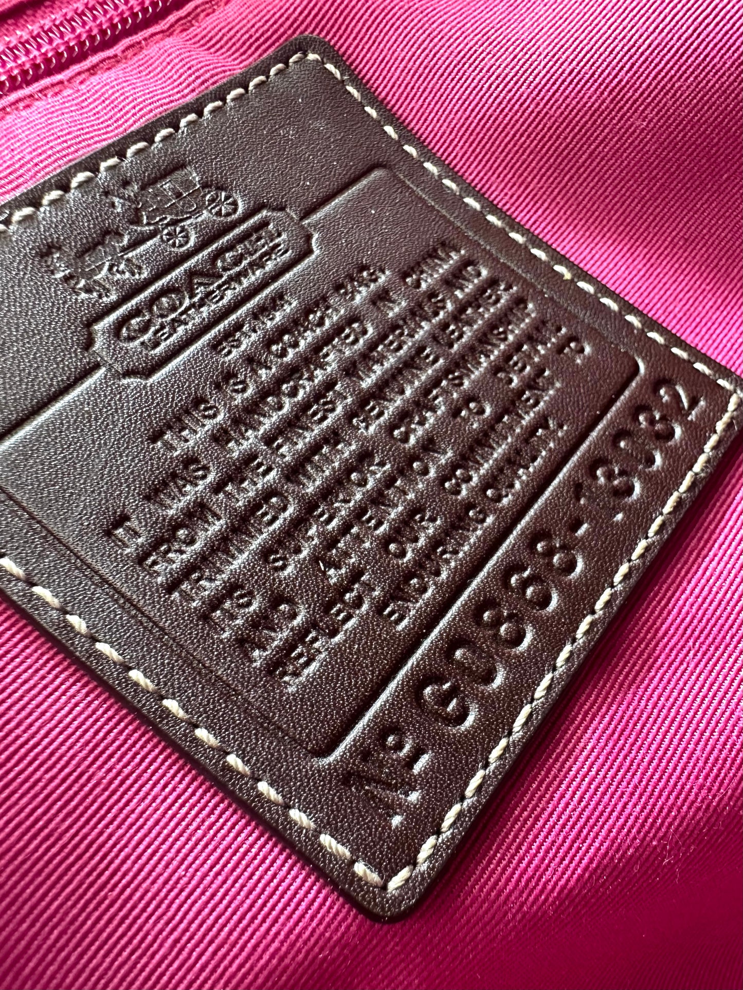 Coach Heritage Tattersall Tote with Bonus Wristlet