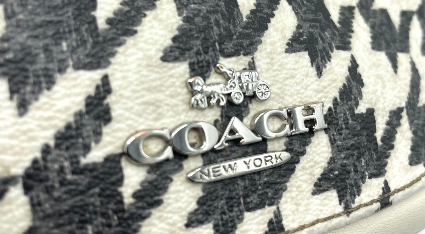 Coach Warren Mini Belt Bag in Houndstooth