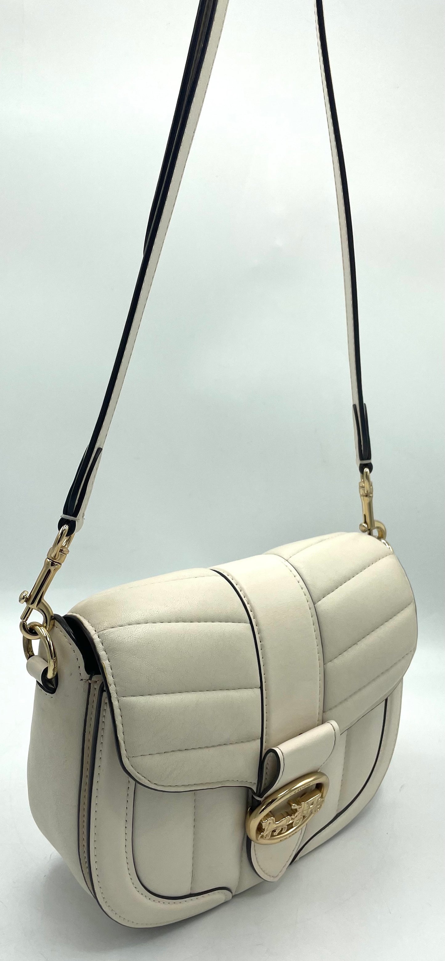 Coach Quilted Georgie Saddle Crossbody