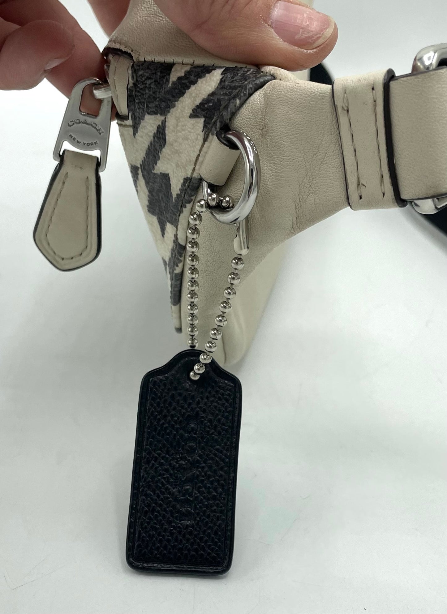 Coach Warren Mini Belt Bag in Houndstooth