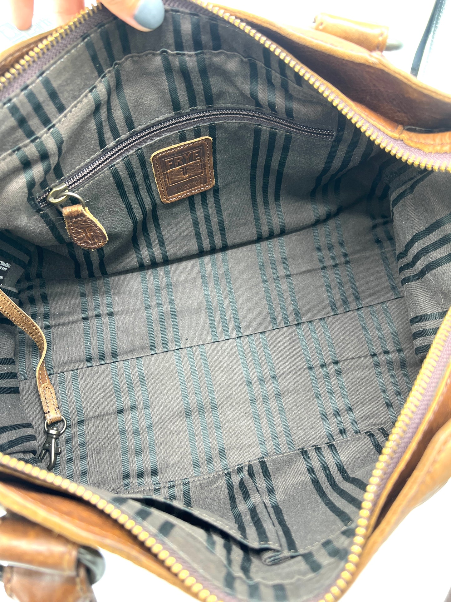 Frye Melissa Satchel – Cognac Leather