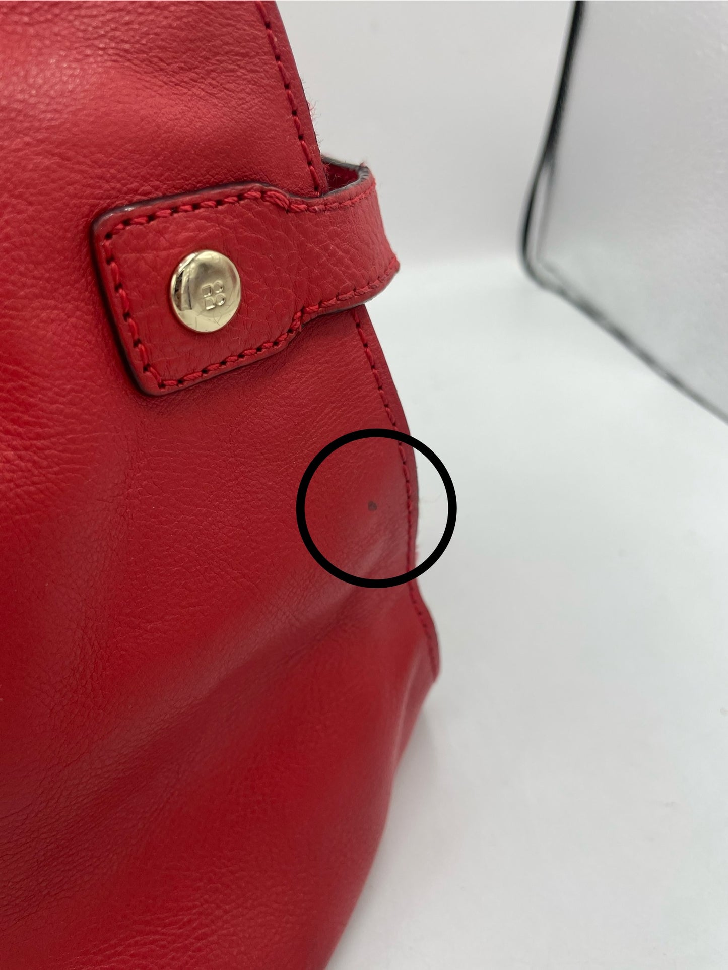 Kate Spade Kent Stevie Alessandra Shoulder Bag – Red Leather