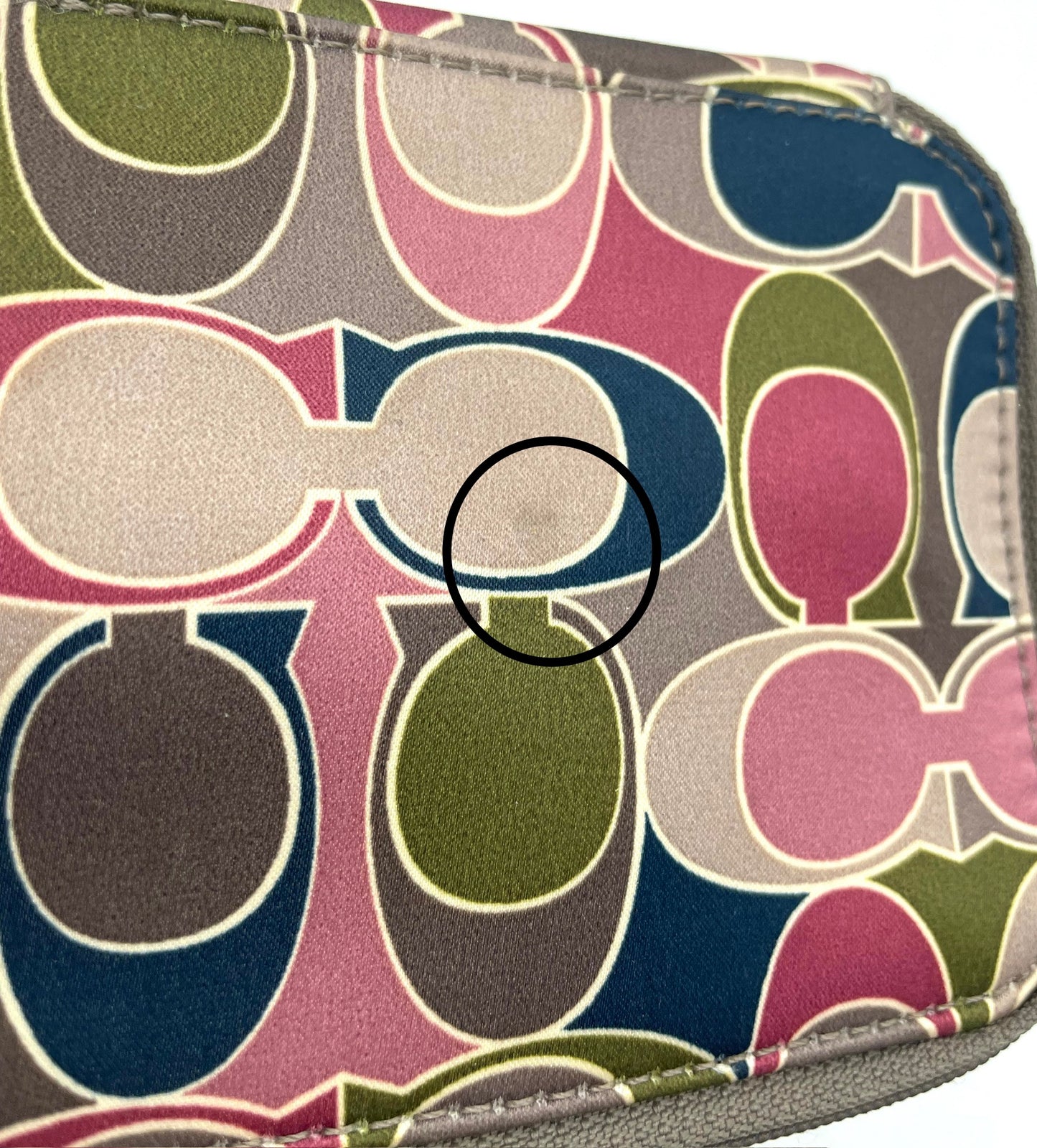 Coach Signature Silk Jewelry Box