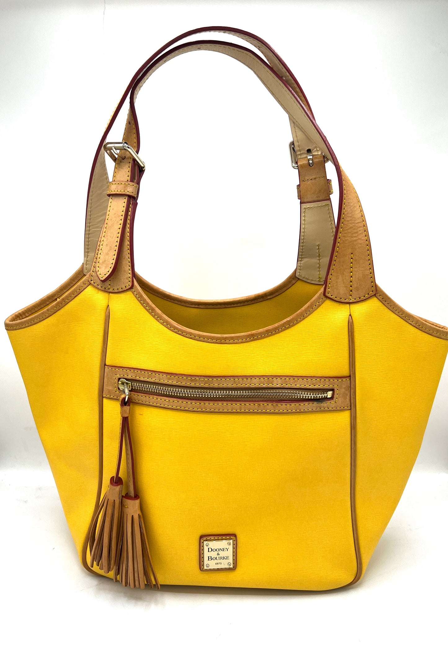Dooney & Bourke Maddie Shoulder Bag with Tassel – Yellow