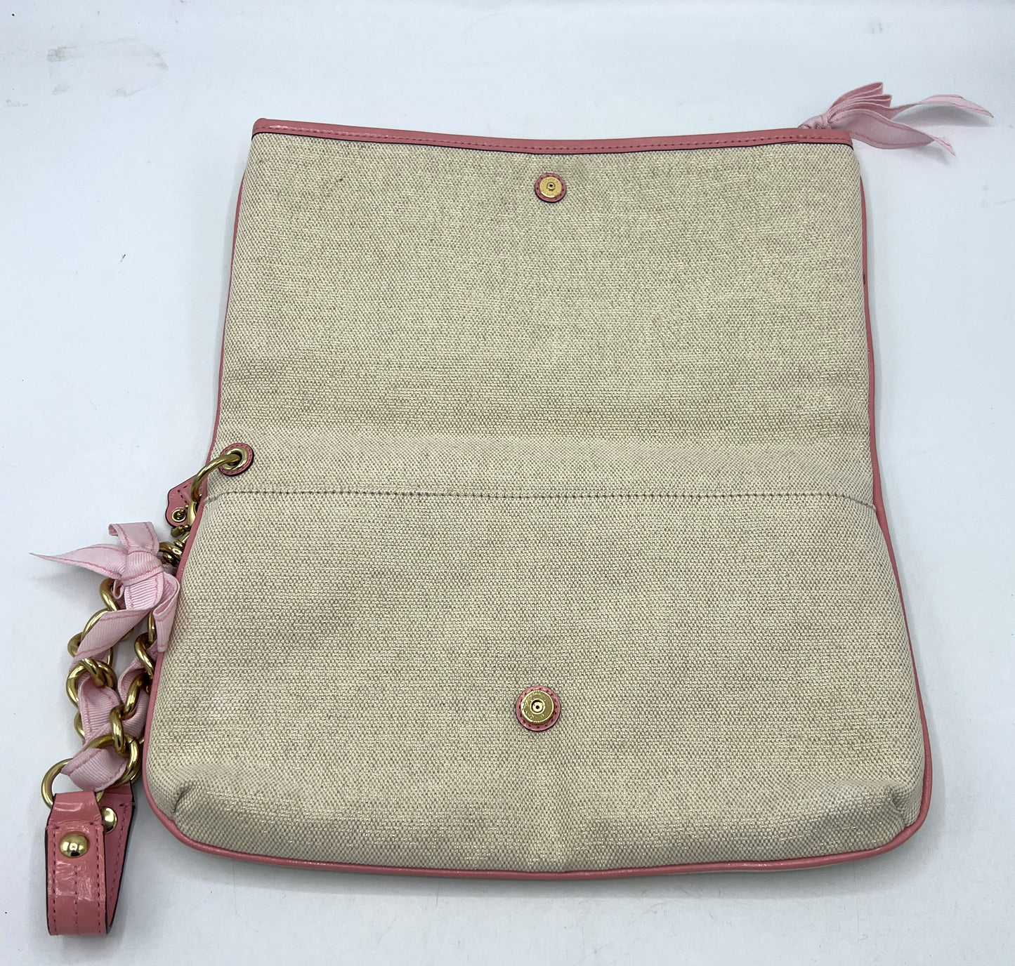 Coach Canvas Tattoo Foldover Clutch Vintage