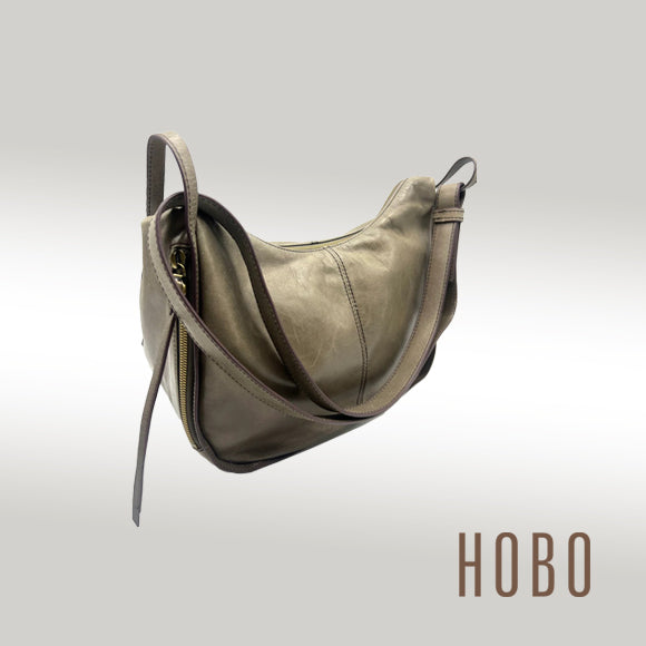 HOBO Arlet Convertible Leather Bag – Taupe Gray