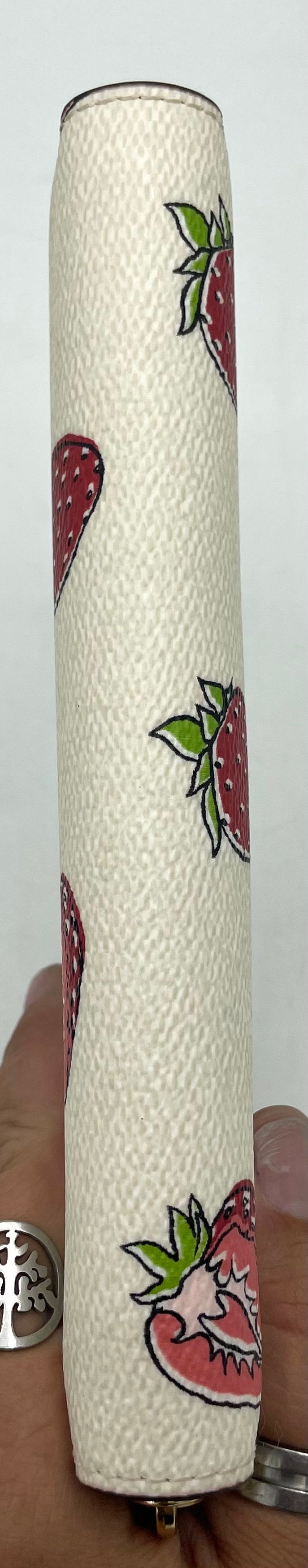 Coach Long Zip Around Wallet - Strawberries