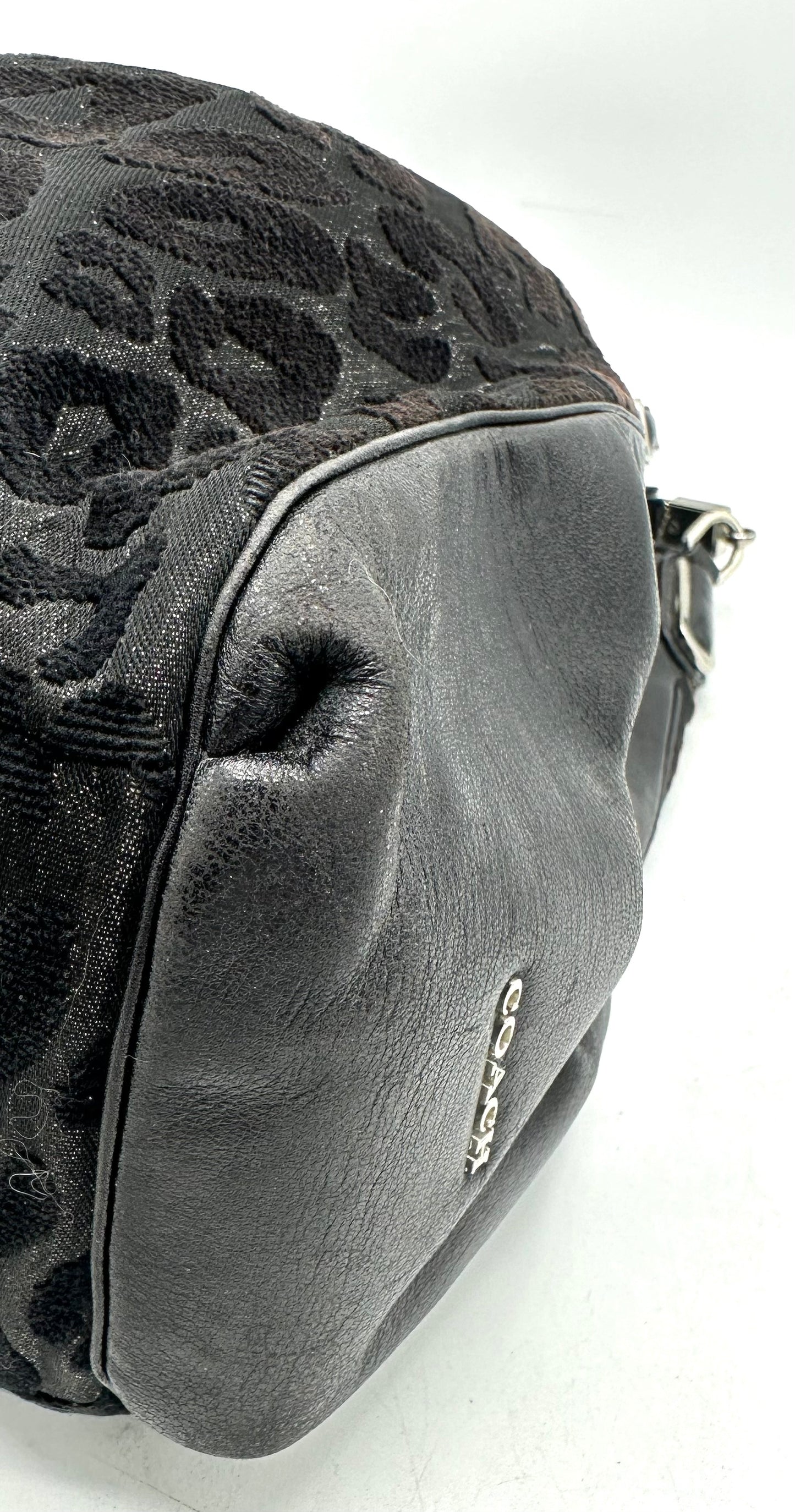 Coach Madison Chenille Ocelot Phoebe Shoulder Bag