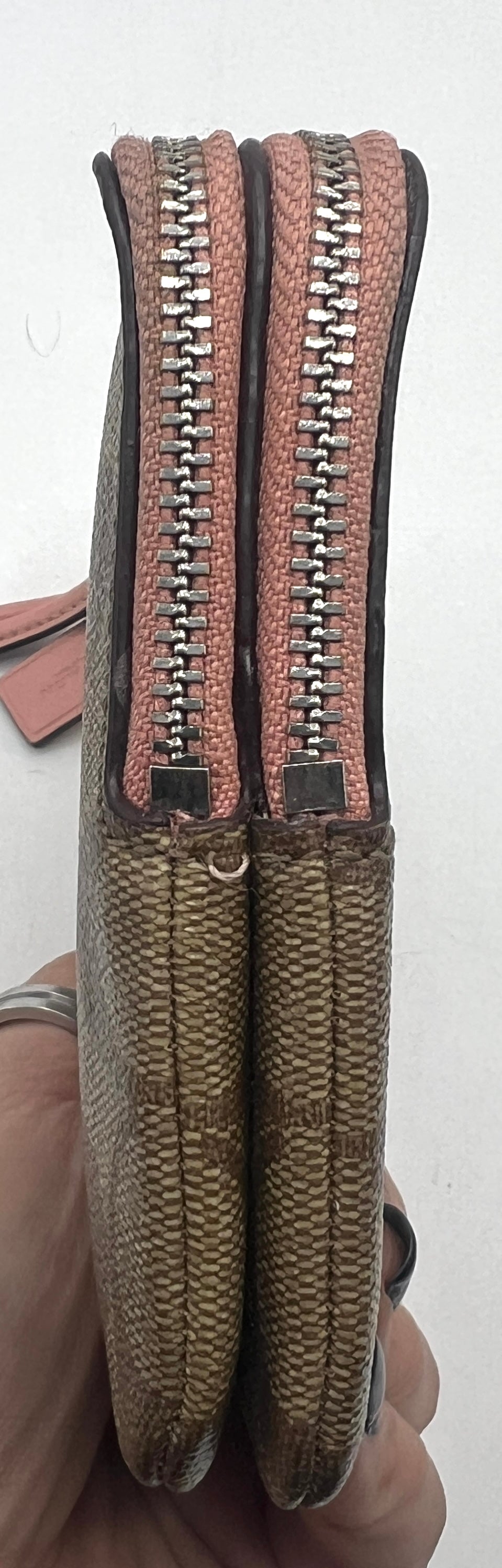 Coach Double Zip Wristlet