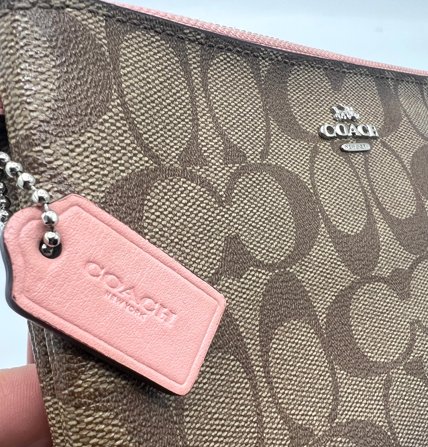 Coach Double Zip Wristlet