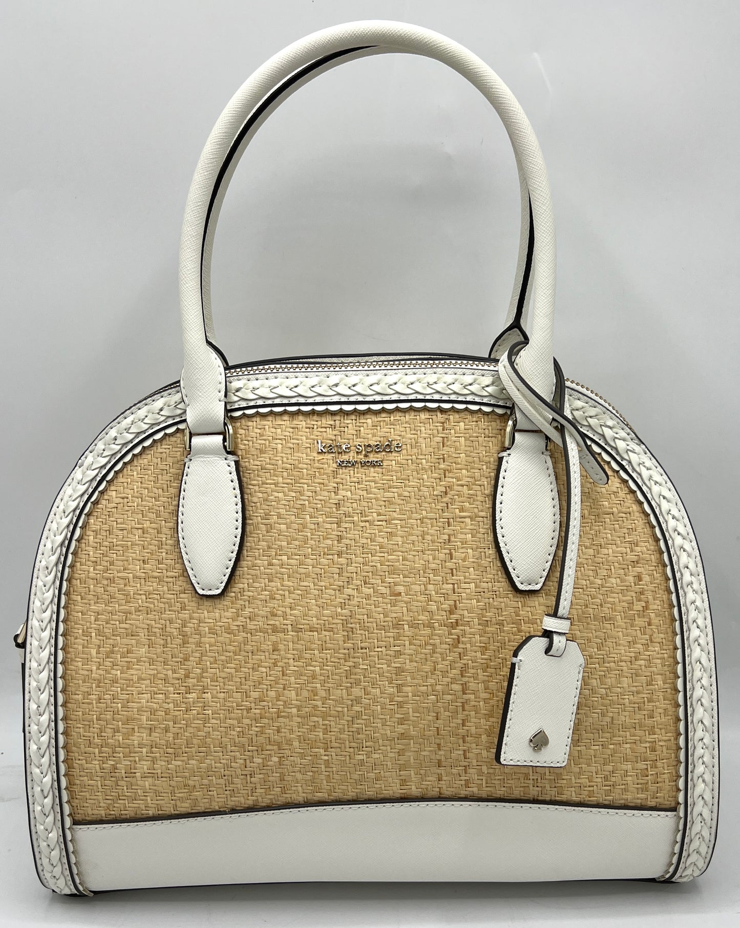 Kate Spade Reily Straw Dome Satchel