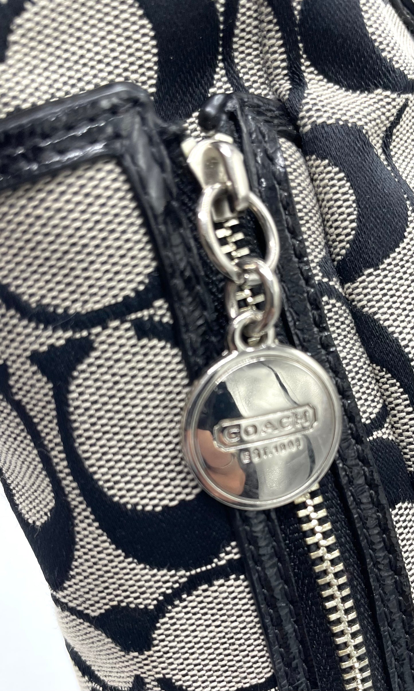 Coach Signature North South Gallery Tote
