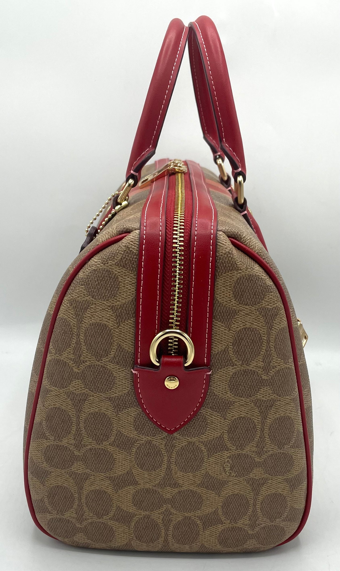 Coach Rowan Large Satchel - Signature Stripe