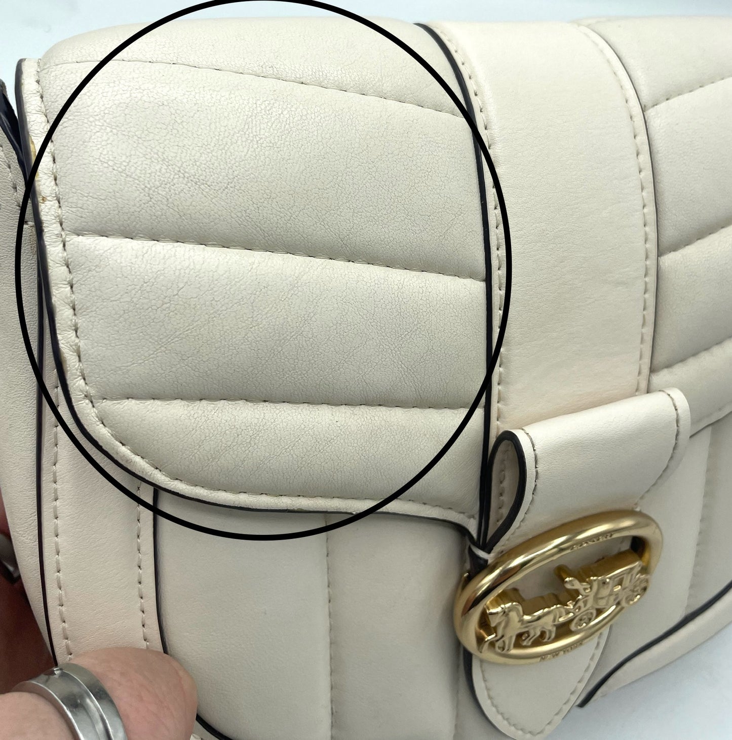 Coach Quilted Georgie Saddle Crossbody