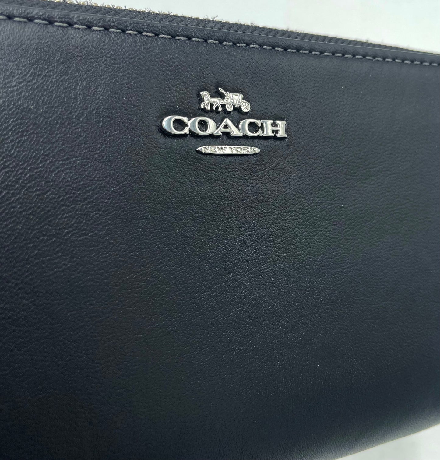 Coach Long Zip Around Wallet - Black